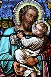 Saint-Joseph and Jesus, Bons-en-Chablais, Frankrike