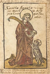 Saint Agnes, ca. 1490.