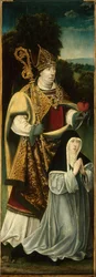 Saint Augustine and a Augustinian Canoness, 152550.