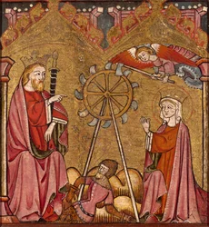 Saint Catherine levererad från hjulet, 13751400.