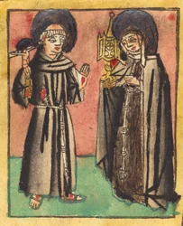 Saint Francis och Saint Clara, 14501470.