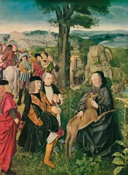 Saint Giles and the Deer, c1500, 1909