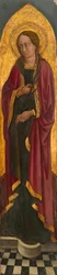 Sankt Giustina av Padua från en altartavla från Augustin, 145075.