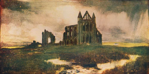 Saint Hildas Abbey, Whitby, 1912