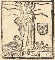Sankt Hugo av Lincoln eller Sankt Hugo av Avalon, troligen 14601480.