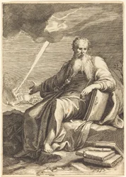 Saint Paul, sittande.