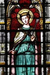 Sainte-Clotilde kyrka. Sankta Ursula.
