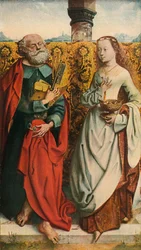 Saints Peter och Dorothy, c1505, 1909