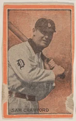 Sam Crawford, från Baseball Players set W500 Orange Borders, 1910.