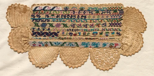 Samplerfragment, 1800-tal.
