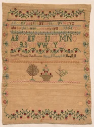 Sampler, tidigt 1800-tal.