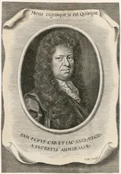 Samuel Pepys, engelsk Clerk of the Acts to the Navy Board och dagbokskrivare, 1666.