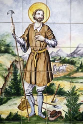 San Isidro mosaikpanel Granat Spanien
