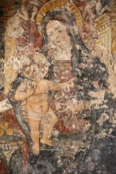 San Pietro bysantinsk kyrka, Otranto, Apulien, Otranto, Italien