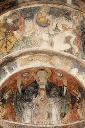 San Pietro bysantinsk kyrka, Otranto, Apulien, Otranto, Italien