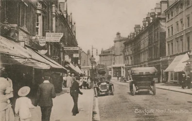 Sandgate Road, Folkestone, sent 1800-tidigt 1900-tal