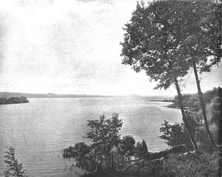 Saratoga Lake, Saratoga, delstaten New York, USA, c1900.