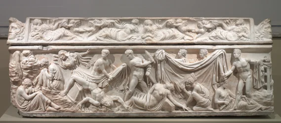 Sarkofag, ca. AD 100-125.