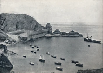 Sark-Creux hamn, 1895