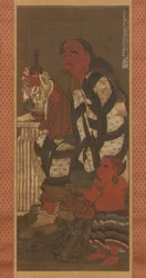 Satsubari, den andra av de sexton Arhats, sent 1300-tal.