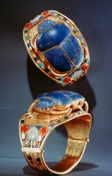 Scarab armband från Tutankhamons grav, 1300-talet f.Kr