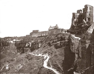Scarborough Castle, North Yorkshire, 1894.