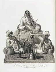 Rökplats i provinsen Bengal (Indien)
