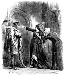 Scen från Shakespeares Richard III, 1591 c1858