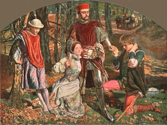 Scen från The Two Gentlemen of Verona, 1851, c1902.