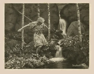 Scen från filmen Die Nibelungen: Siegfried av Fritz Lang, 1924.