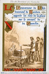 Scen från Bertrand du Guesclins liv, 1800-talet