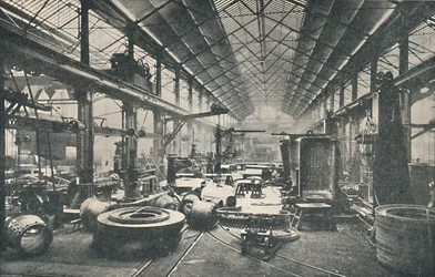 Scen i en pannbutik, c1917