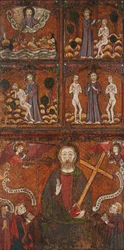 Scener ur Saint Andrews liv, sent 1300-tal.