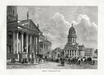 Schiller Square, Berlin, Tyskland, 1879