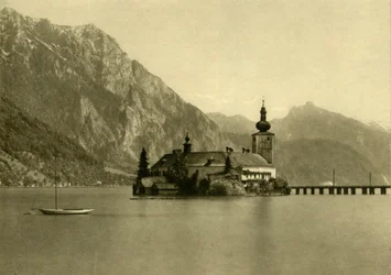 Ort slott, Traunsee, Oberösterreich, c1935.