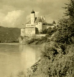 Schloss Schönbühel vid floden Donau, Nedre Österrike, c1935.