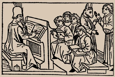 Skollektioner. Från människolivets spegel av Rodericus Zamorensis, 1479
