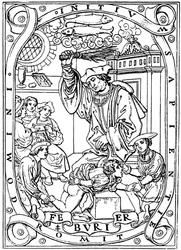 Skolpojke som fick kunskap slagen i sig med björken, 1526