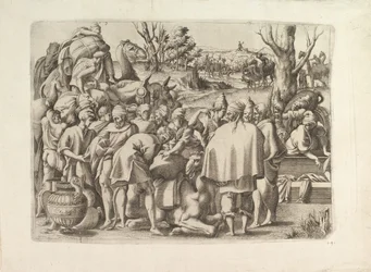 Sök igenom Josefs brors bagage, ca. 1545.