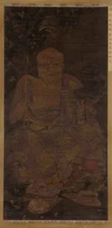 Sittande Luohan, 1345.