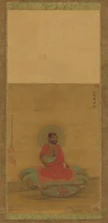 Sittande Luohan, 1500-1600-talet.