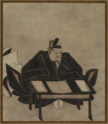 Sittande tjänsteman, 1700-talet.
