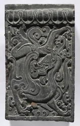 Sektion av en kistplattform: Feline, 550-577.