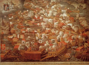 Sjöslaget vid Lepanto 1571 / Samtida