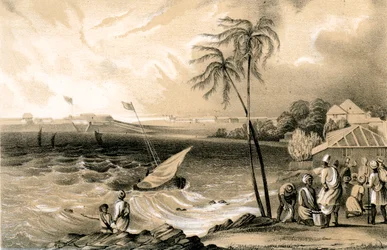 Montering av monsunen, Cannanore Fort, 1847