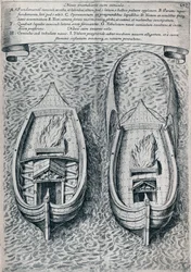 Eldskepp från 1600-talet, c1660