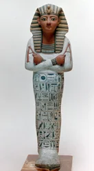 Shabti-figur av Ramses IV, egyptisk, 20:e dynasti