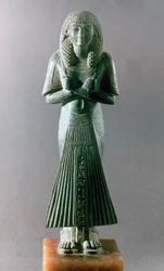 Shabti eller Ushabti, en begravningsfigur, Egypten, 18:e dynasti