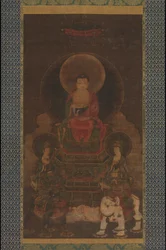 Shaka Shakyamuni-triaden, 1200-talet.