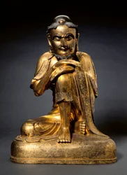 Shakyamuni som asket, tidigt 1300-tal.